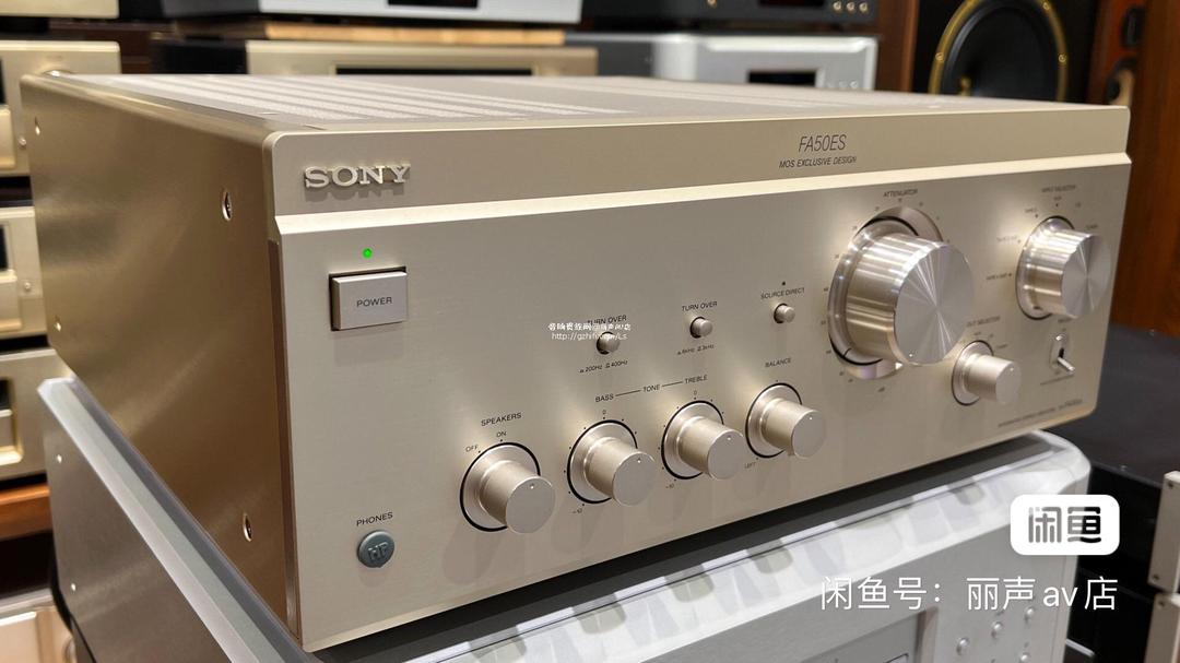 Sony/索尼  FA50ES 立体声功放 100V电源  MM/MC唱头放大