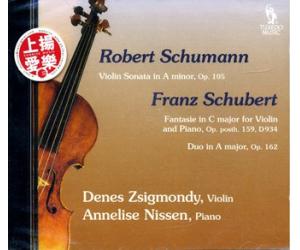 SCHUMANN VIOLIN SONATA SCHUBERT FANTASIE DUO   TUXCD1202