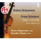 SCHUMANN VIOLIN SONATA SCHUBERT FANTASIE DUO   TUXCD1202