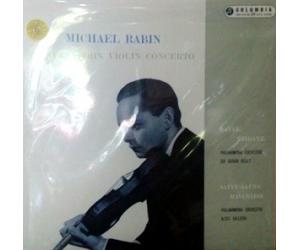 MICHAEL RABIN Mendelssohn Violin Concerto 门德尔松 小协 拉威尔 茨冈 拉宾（180克33转LP黑胶）   33CX1597