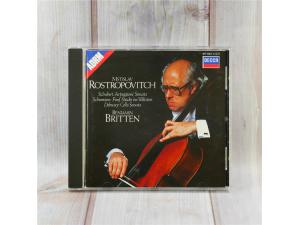 德版半银圈 罗斯特罗波维奇 rostropovich 大提琴 舒伯特 阿佩乔尼奏鸣曲 CD